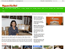 Tablet Screenshot of nguoihanoi.com.vn